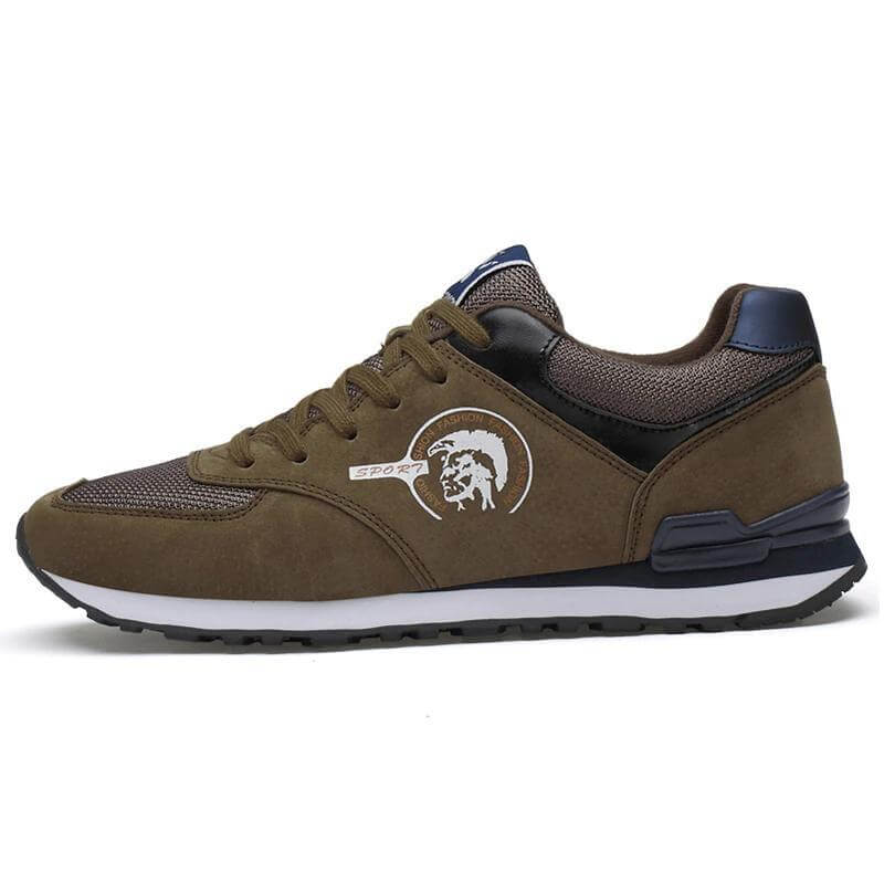 Suede Leather Men Running Shoes - Image 4