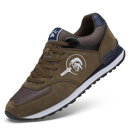 Suede Leather Men Running Shoes - Image 5
