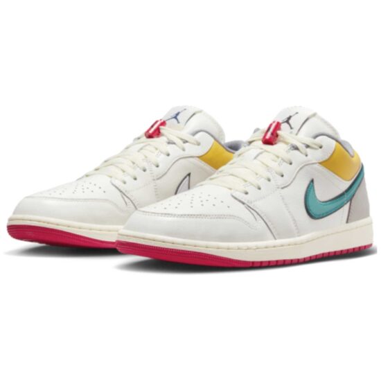 Air Jordan 1 Low Premium 'Sail Yellow Ochre' - Image 4