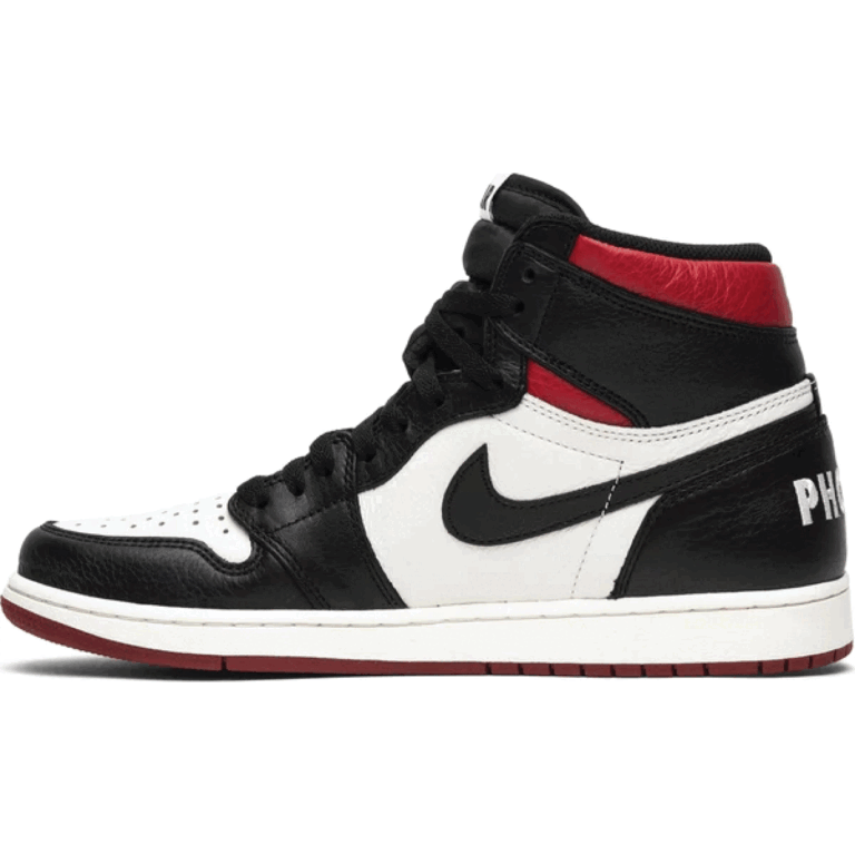 This is the left side shoe of Air Jordan 1 Retro High OG NRG 'Not For Resale'