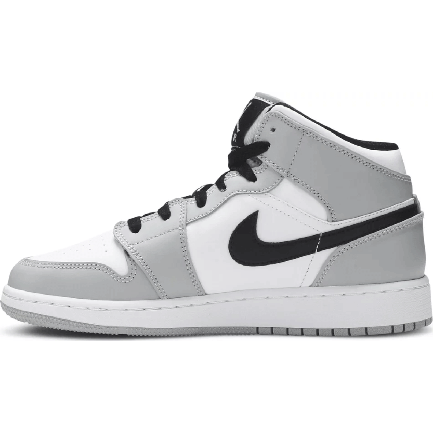 Air Jordan 1 Mid Light Smoke Grey GS |  light smoke grey jordan 1 gs , smoke grey jordan 1 gs