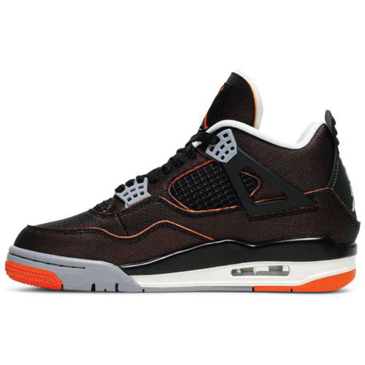 This is the left shoe of Air Jordan 4 Retro Starfish Women
