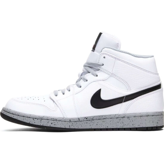 Air Jordan 1 Mid 'White Cement' - Image 1