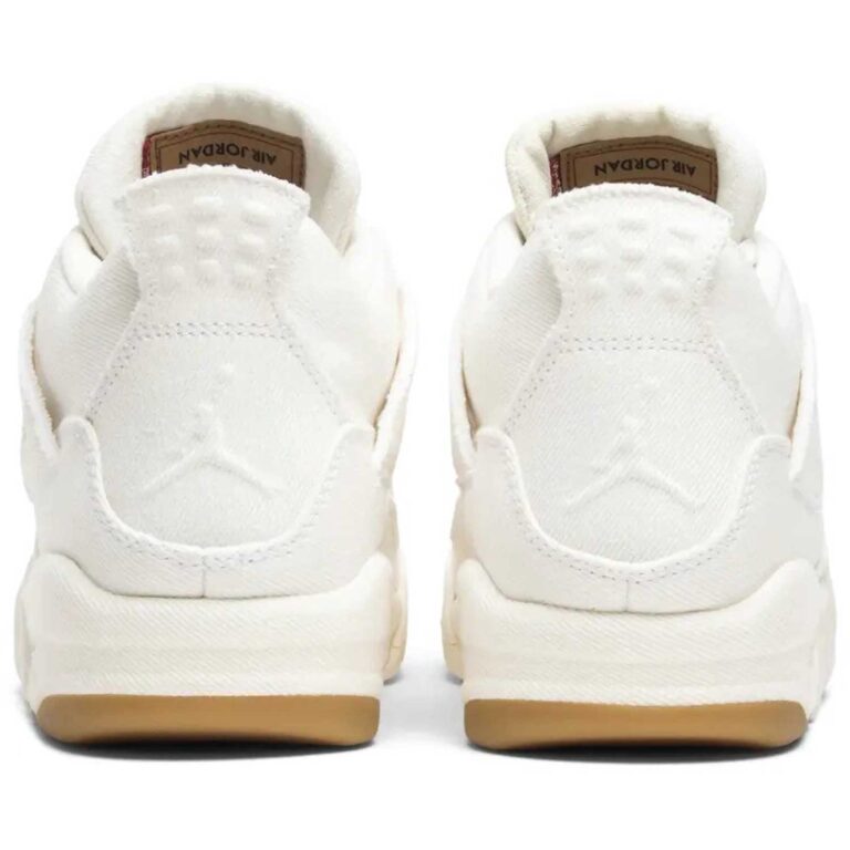 Levi's x Air Jordan 4 Retro GS 'White Denim'