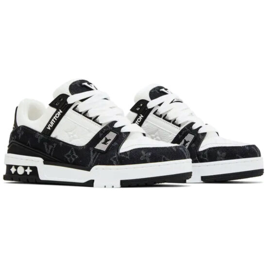 Louis Vuitton Trainer ‘Denim Noir’ Black White - Image 4