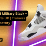 Air Jordan 4 Military Black – Classic Style UK | Trainers Factory