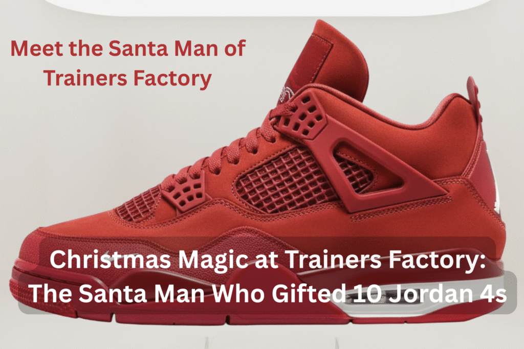 Christmas Magic at Trainers Factory: The Santa Man Who Gifted 10 Jordan 4s